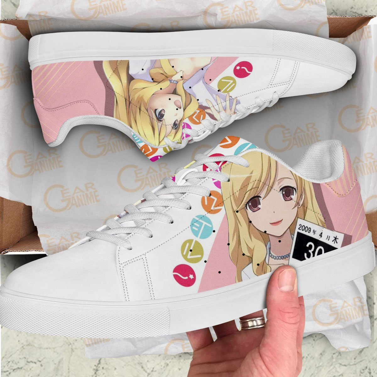 Toradora Yasuko Takasu Skate Shoes Custom Anime Shoes