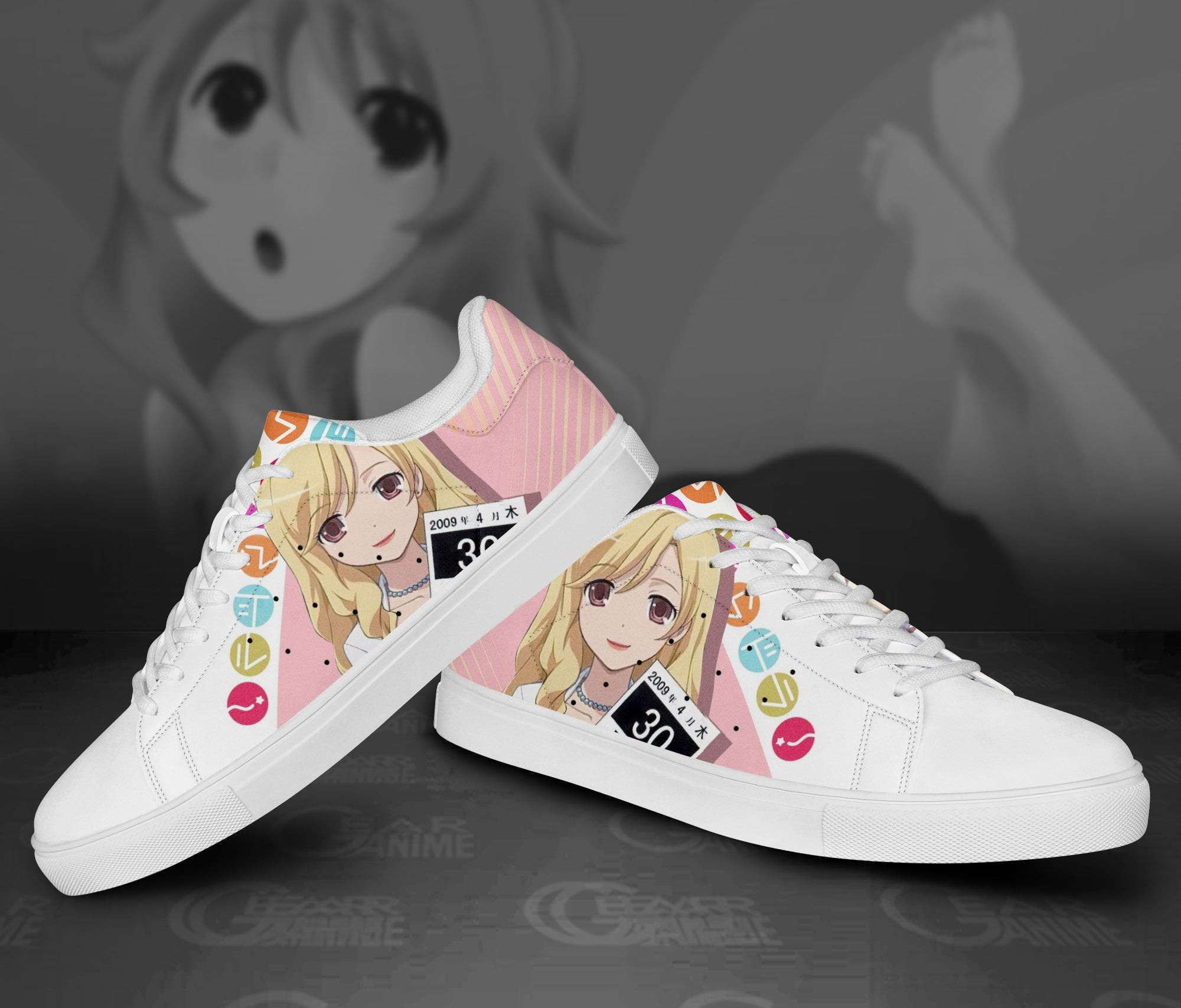 Toradora Yasuko Takasu Skate Shoes Custom Anime Shoes