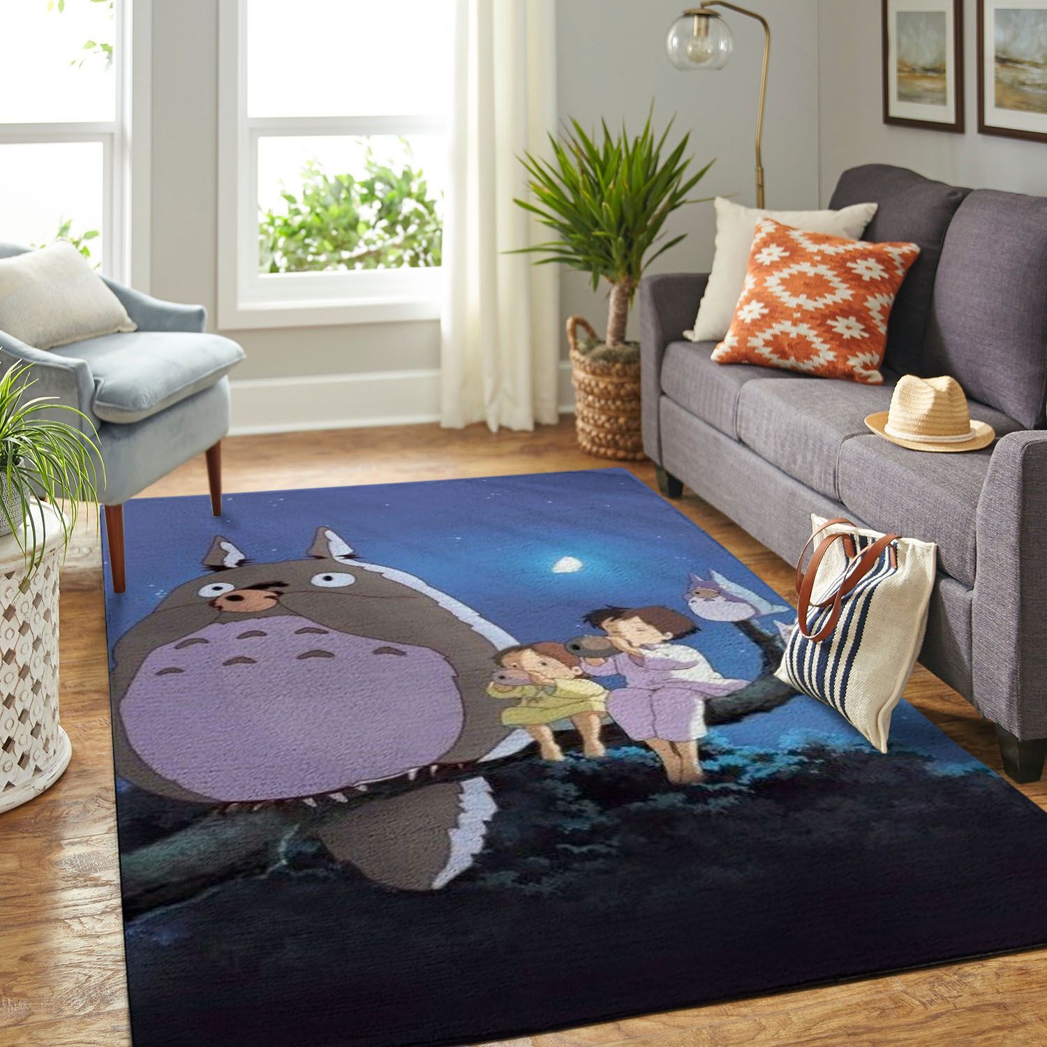 Toronto-my Neighbor Totoro Living Room Area Rectangle Rug