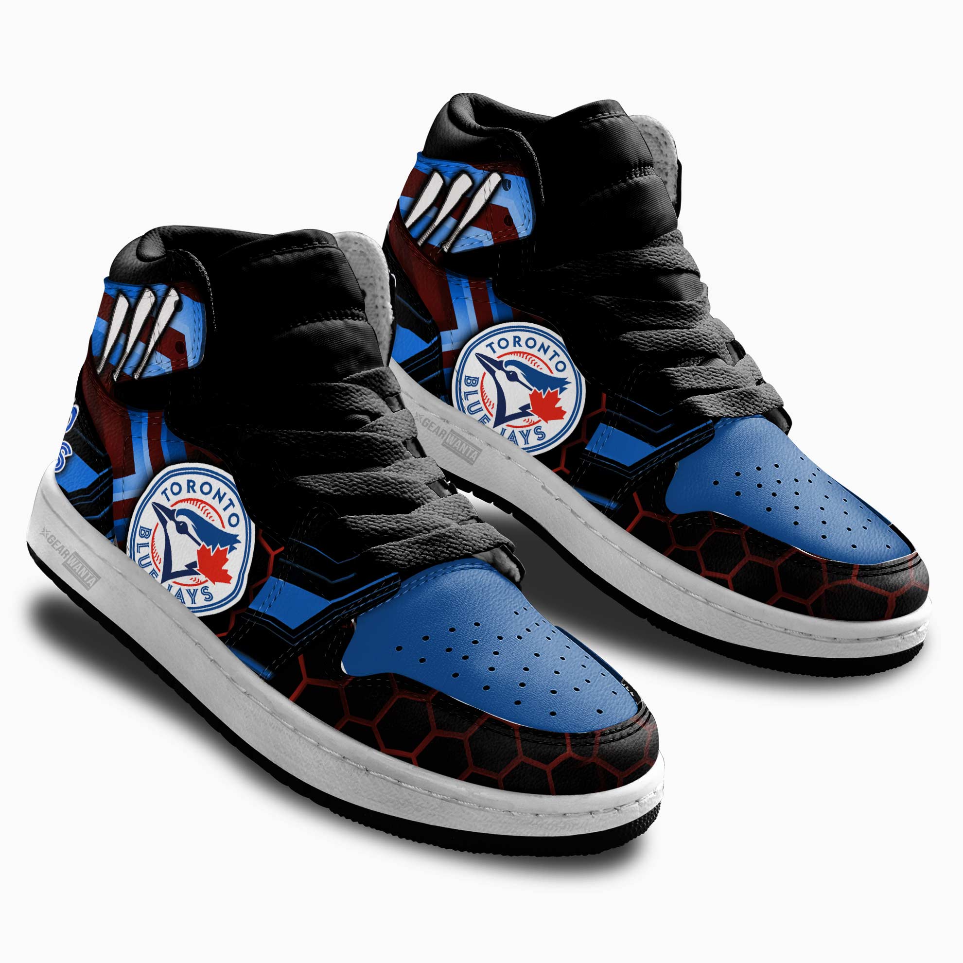Toronto Blue Jays Kid Sneakers For Kids, Air Jordan Hightop