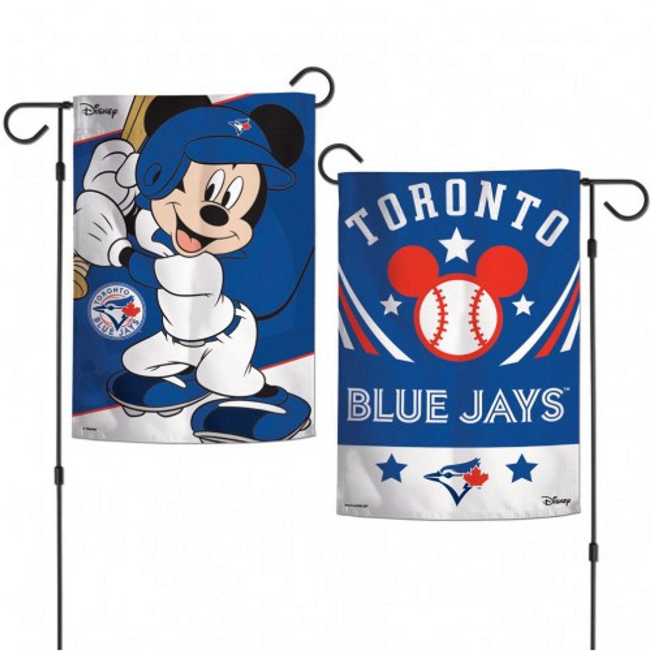 Toronto Blue Jays Mickey Mouse Garden Flag, House Flag
