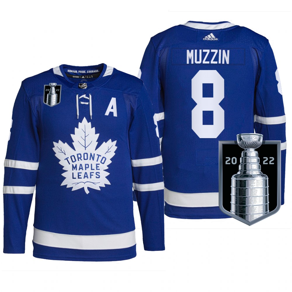 Toronto Maple Leafs 2022 Stanley Cup Playoffs Jersey Jake Muzzin Royal #8 Pro Uniform