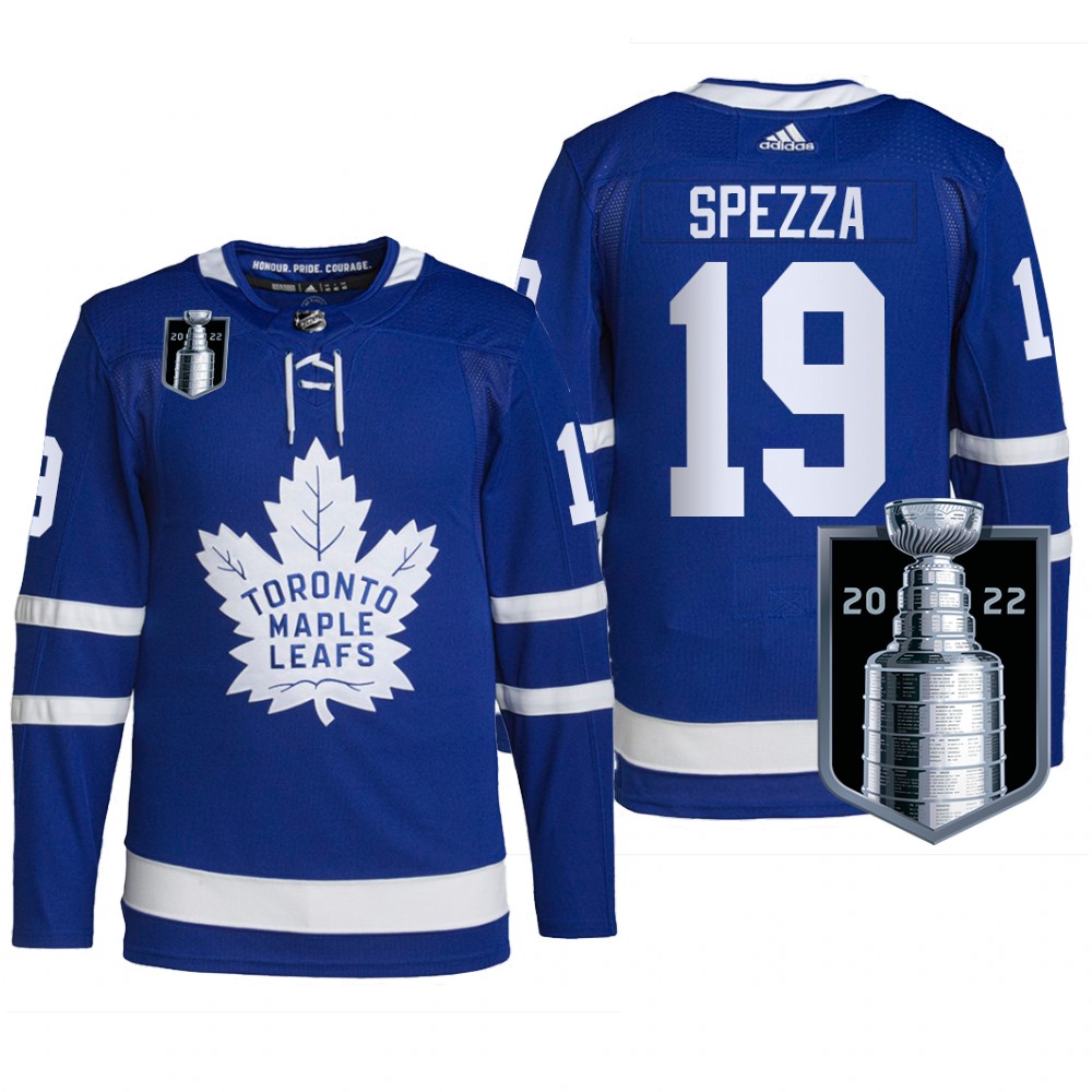 Toronto Maple Leafs 2022 Stanley Cup Playoffs Jersey Jason Spezza Royal #19 Pro Uniform
