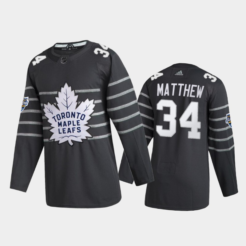 Toronto Maple Leafs Auston Matthews #34 2020 NHL All-Star Game Gray Jersey