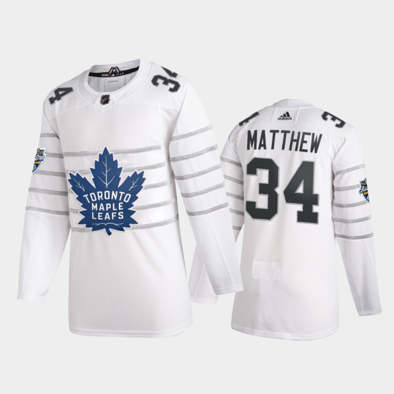 Toronto Maple Leafs Auston Matthews #34 2020 NHL All-Star Game White Jersey