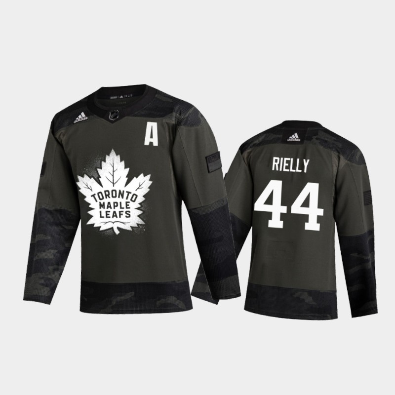 Toronto Maple Leafs Morgan Rielly #44 2019 Veterans Day Camo Practice Jersey
