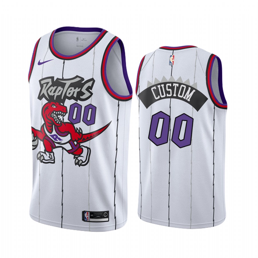 Toronto Raptors #00 Custom 2019-20 Classic Edition Men's Jersey