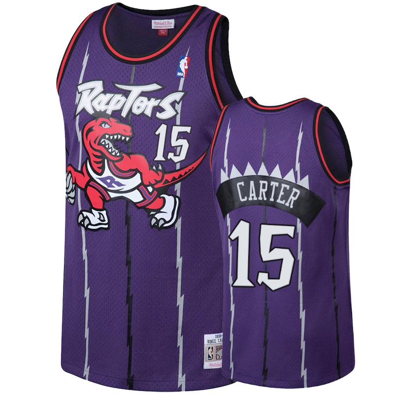 Toronto Raptors #15 Vince Carter Purple 1998-99 Hardwood Classics Jersey