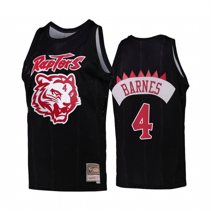 Toronto Raptors 2022 Lunar New Year of Tiger Scottie Barnes Jersey Black Classic
