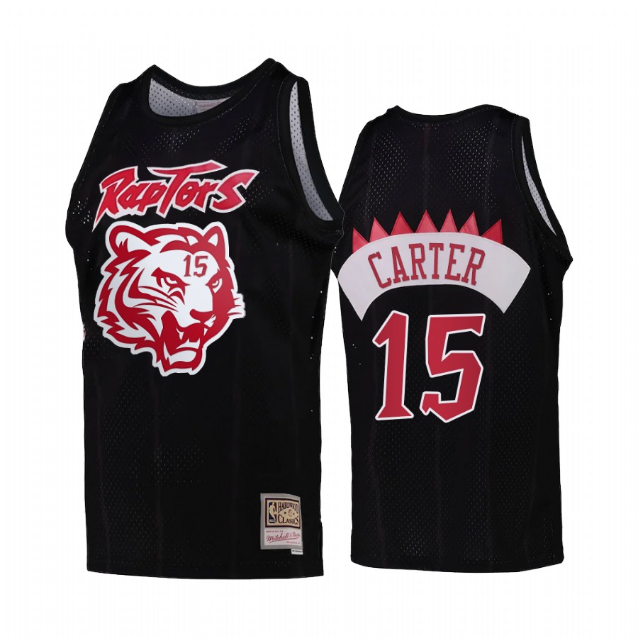 Toronto Raptors 2022 Lunar New Year of Tiger Vince Carter Jersey Black Classic