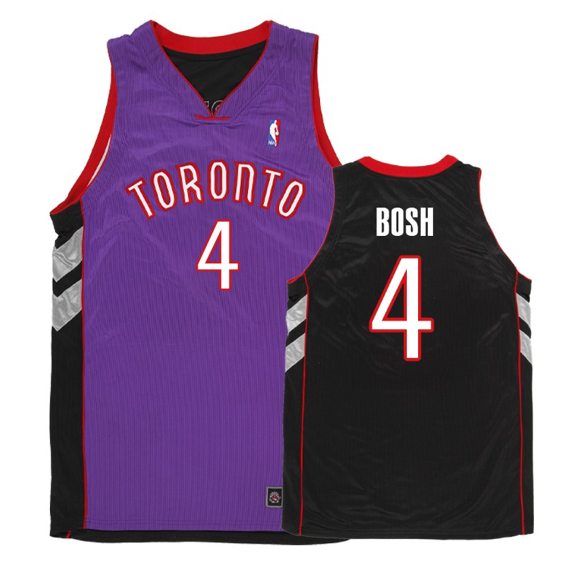 Toronto Raptors Chris Bosh Purple 2003-04 Throwback Jersey