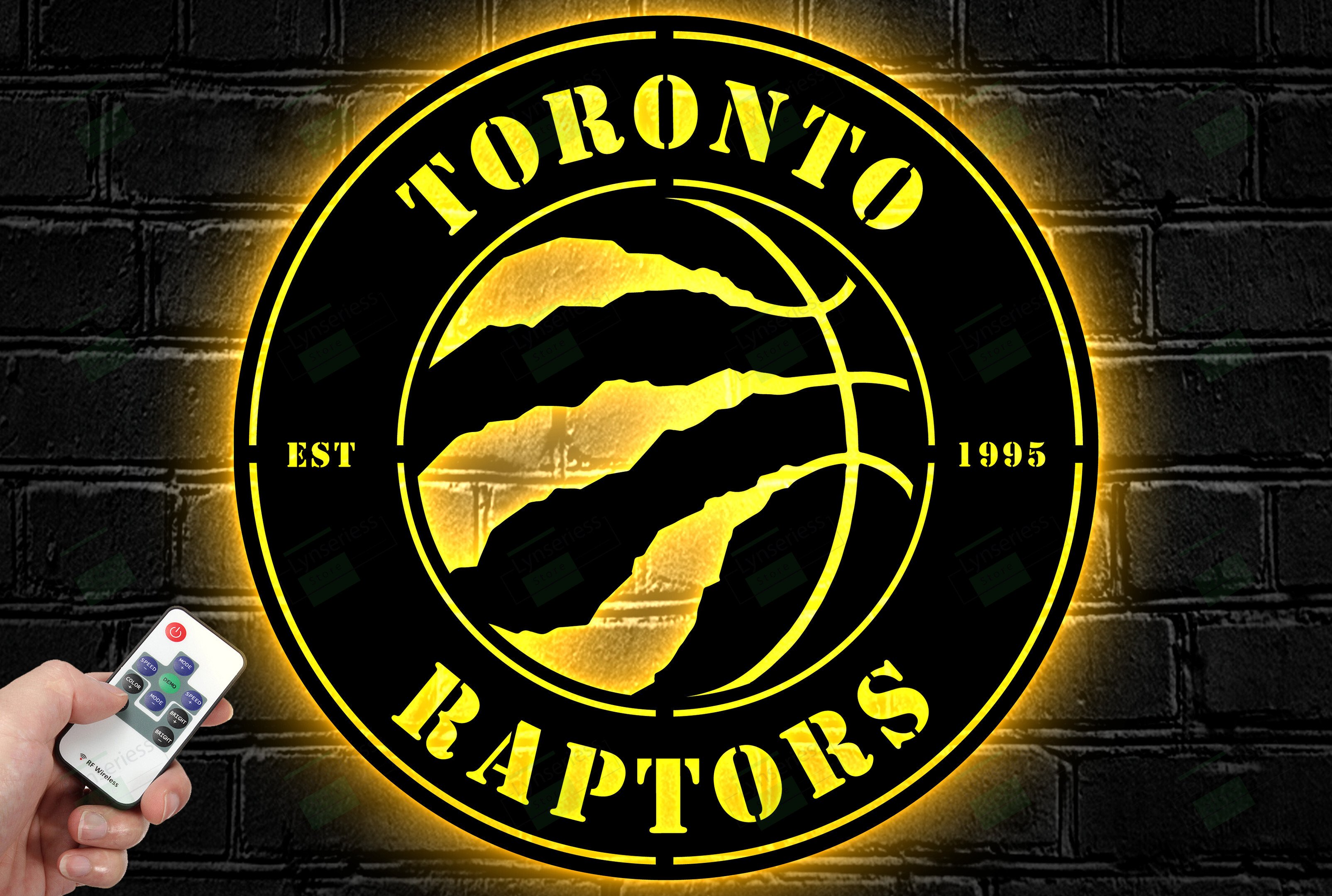 Toronto Raptors Metal Sign – Led Light Sign NBA