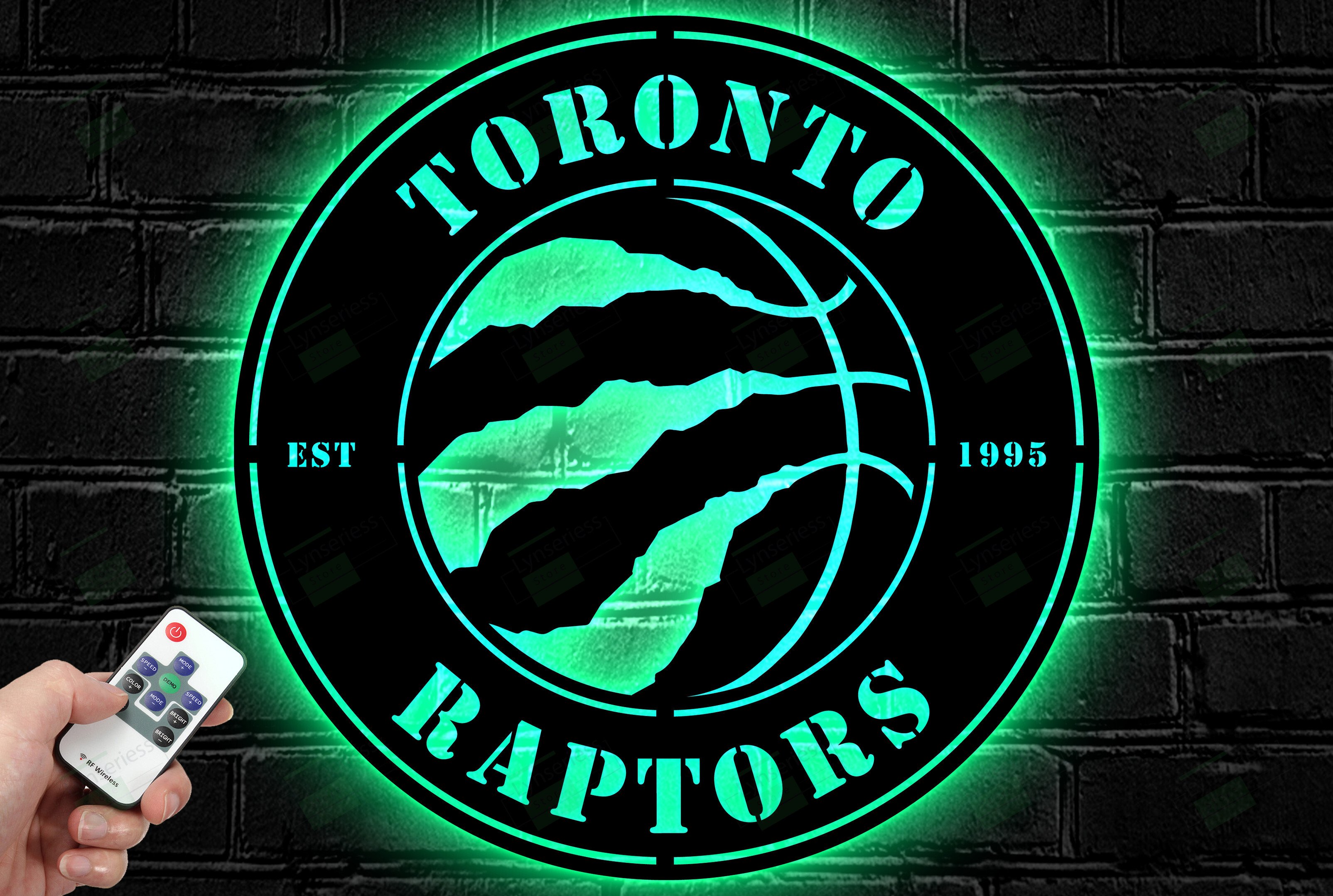 Toronto Raptors Metal Sign – Led Light Sign NBA