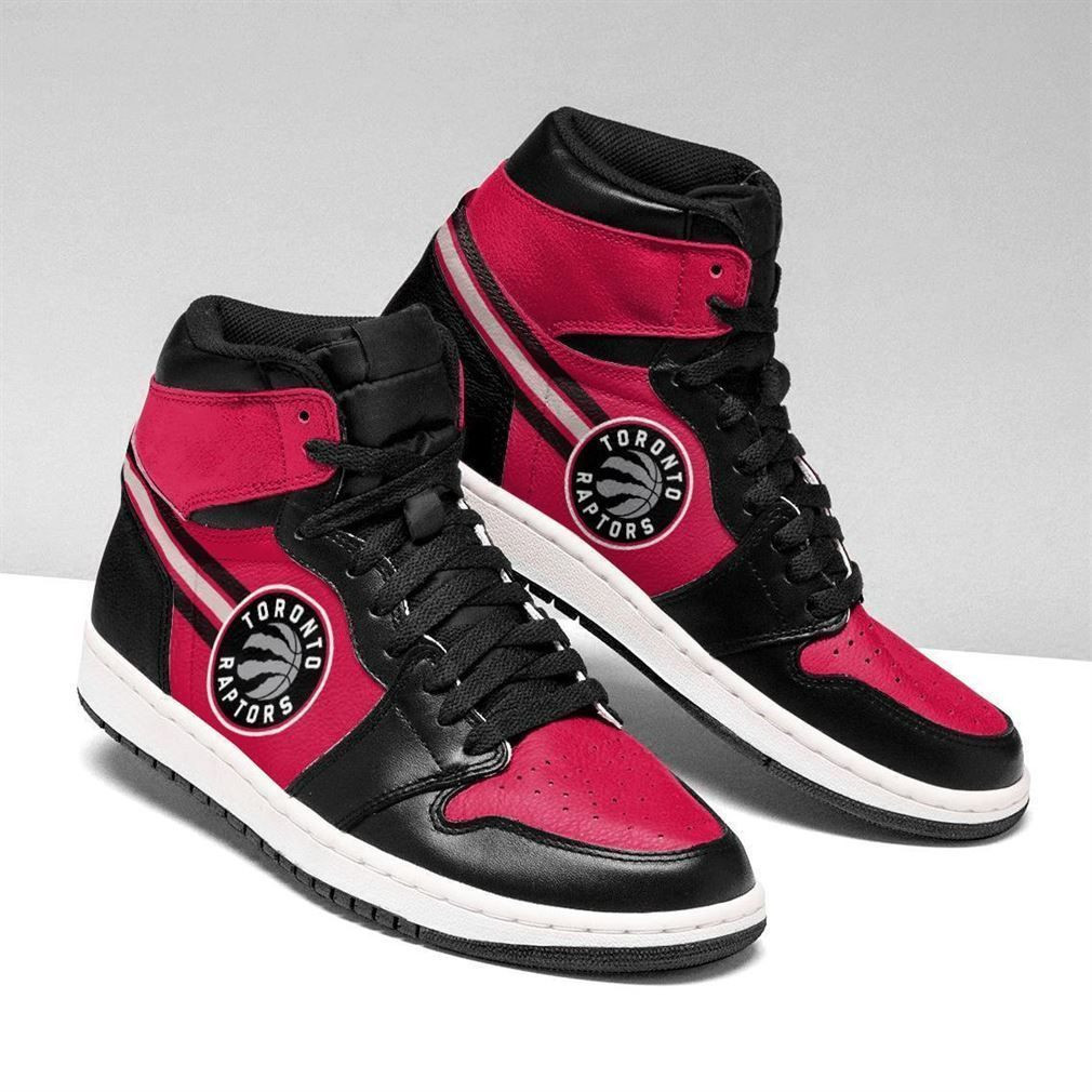 Toronto Raptors NBA Fashion Sneakers Basketball Shoes Leather High Top Air Jordan Sneaker, Air Jordan Hightop
