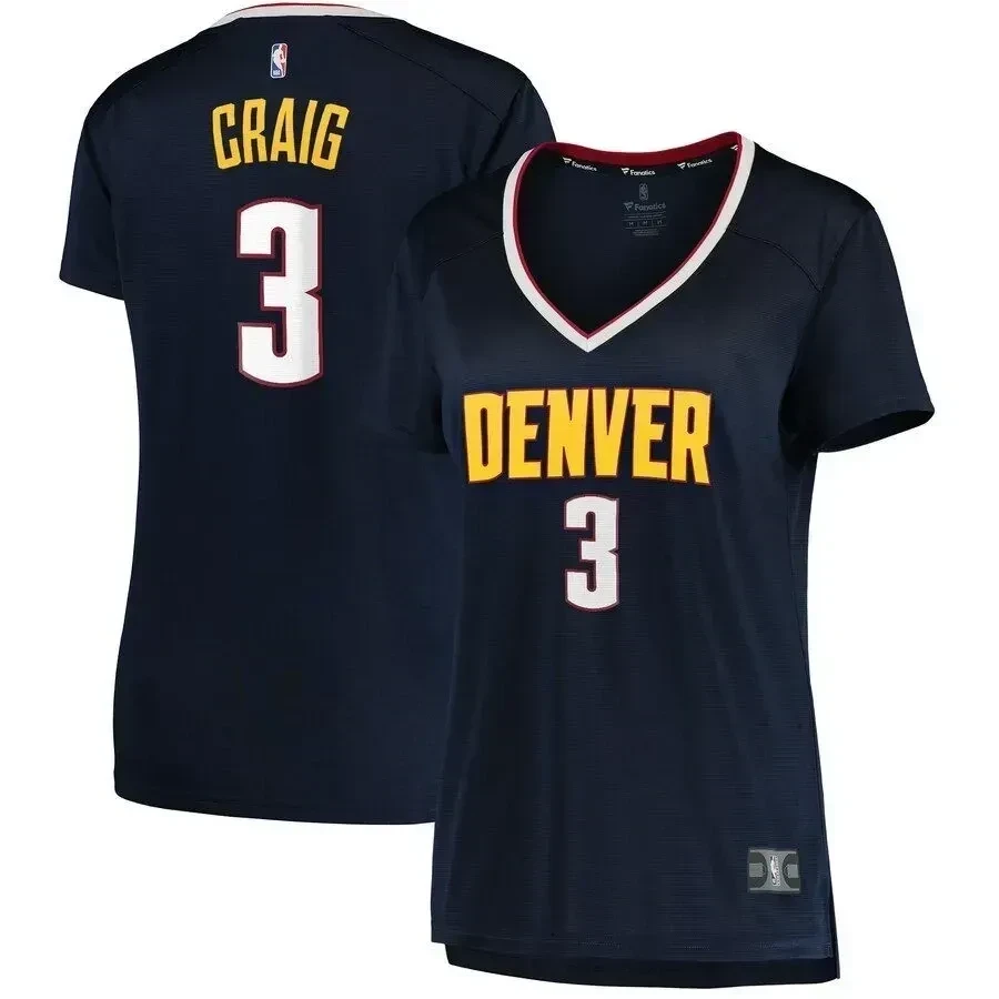 Torrey Craig Denver Nuggets Women’s Fast Break Player Jersey – Icon Edition – Navy