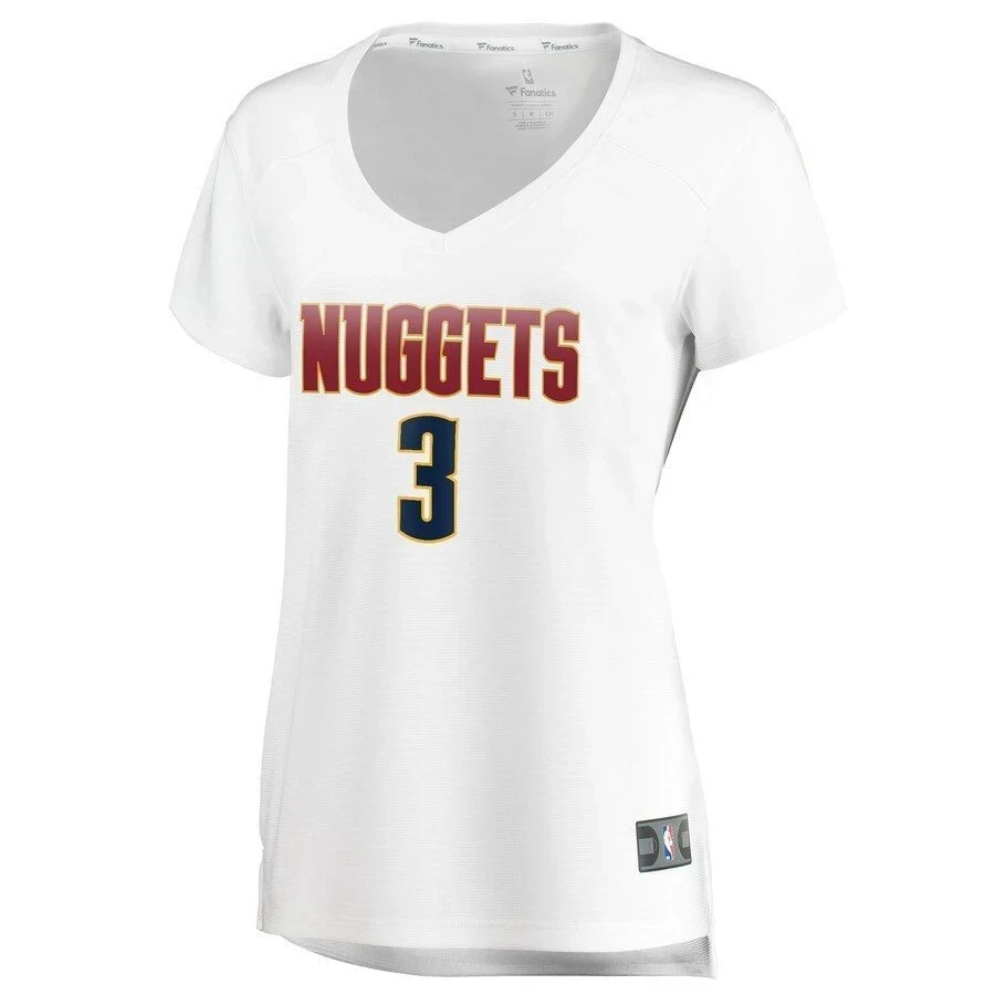Torrey Craig Denver Nuggets Women’s Fast Break Player Stitched Jersey – Association Edition – White