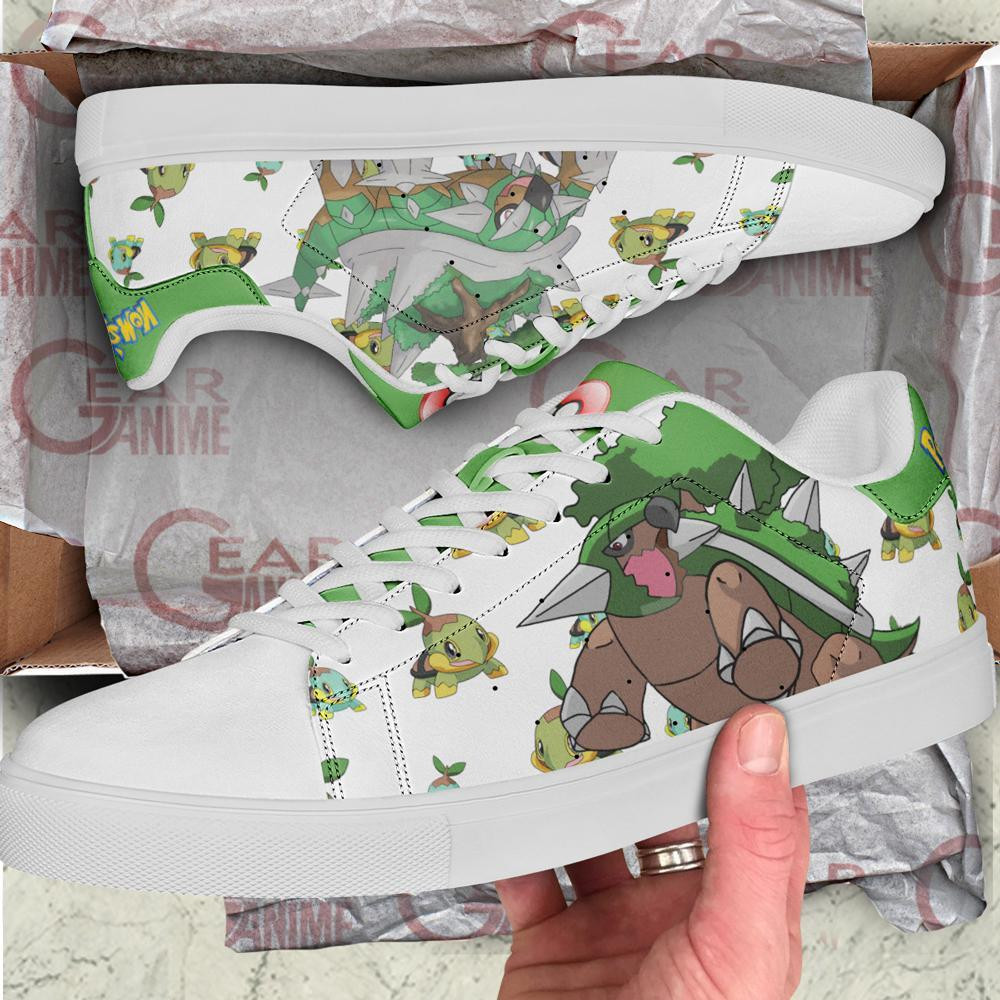 Torterra Skate Shoes Pokemon Custom Anime Shoes