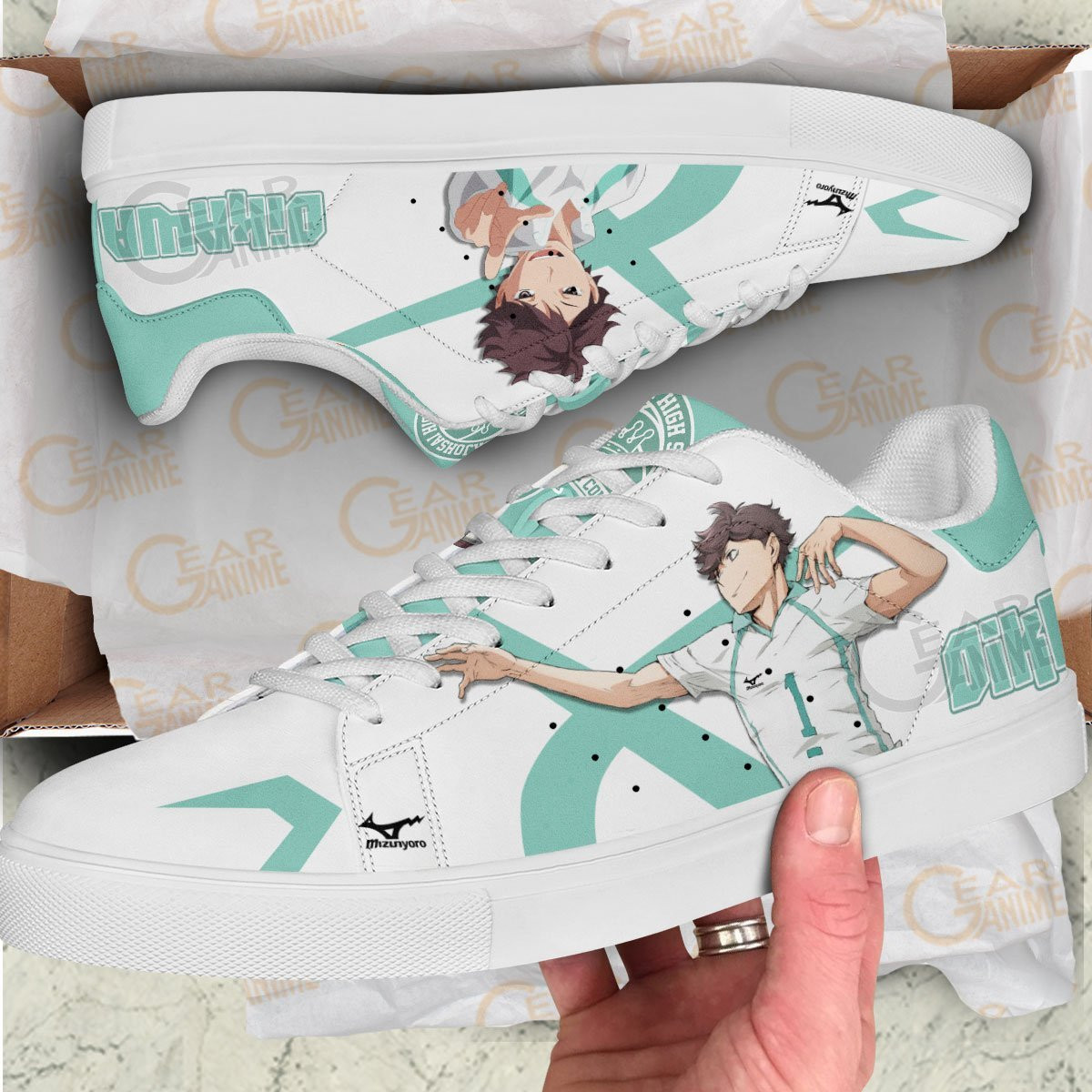 Toru Oikawa Skate Shoes Custom Haikyuu Anime Shoes