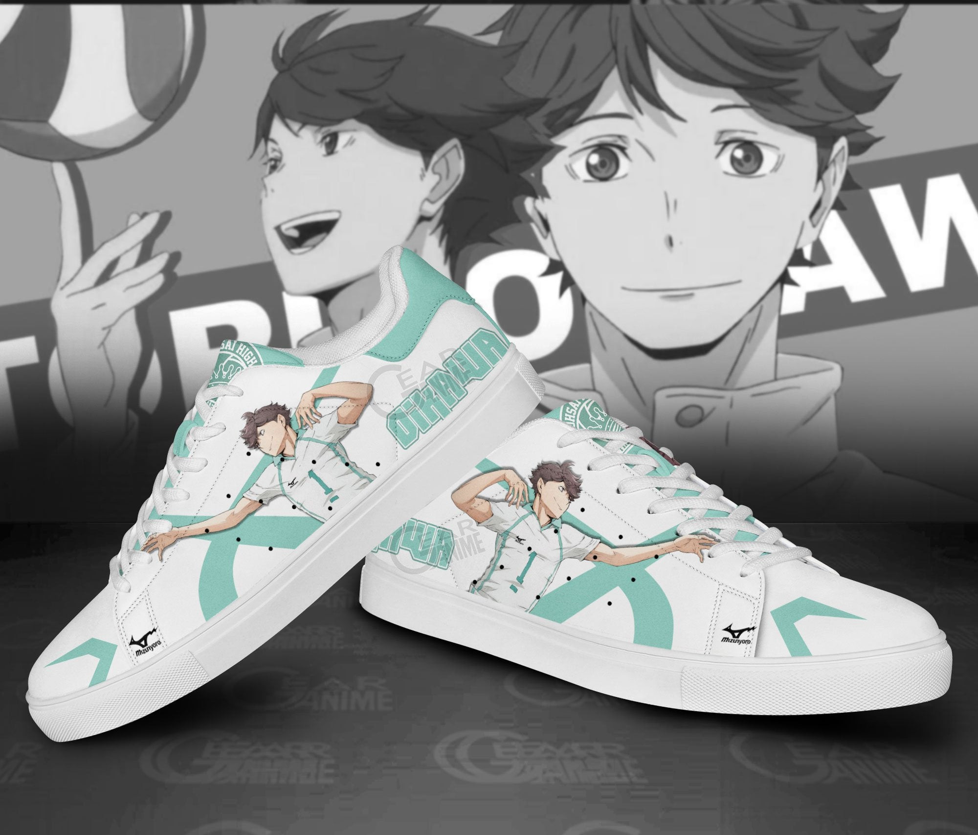 Toru Oikawa Skate Shoes Custom Haikyuu Anime Shoes