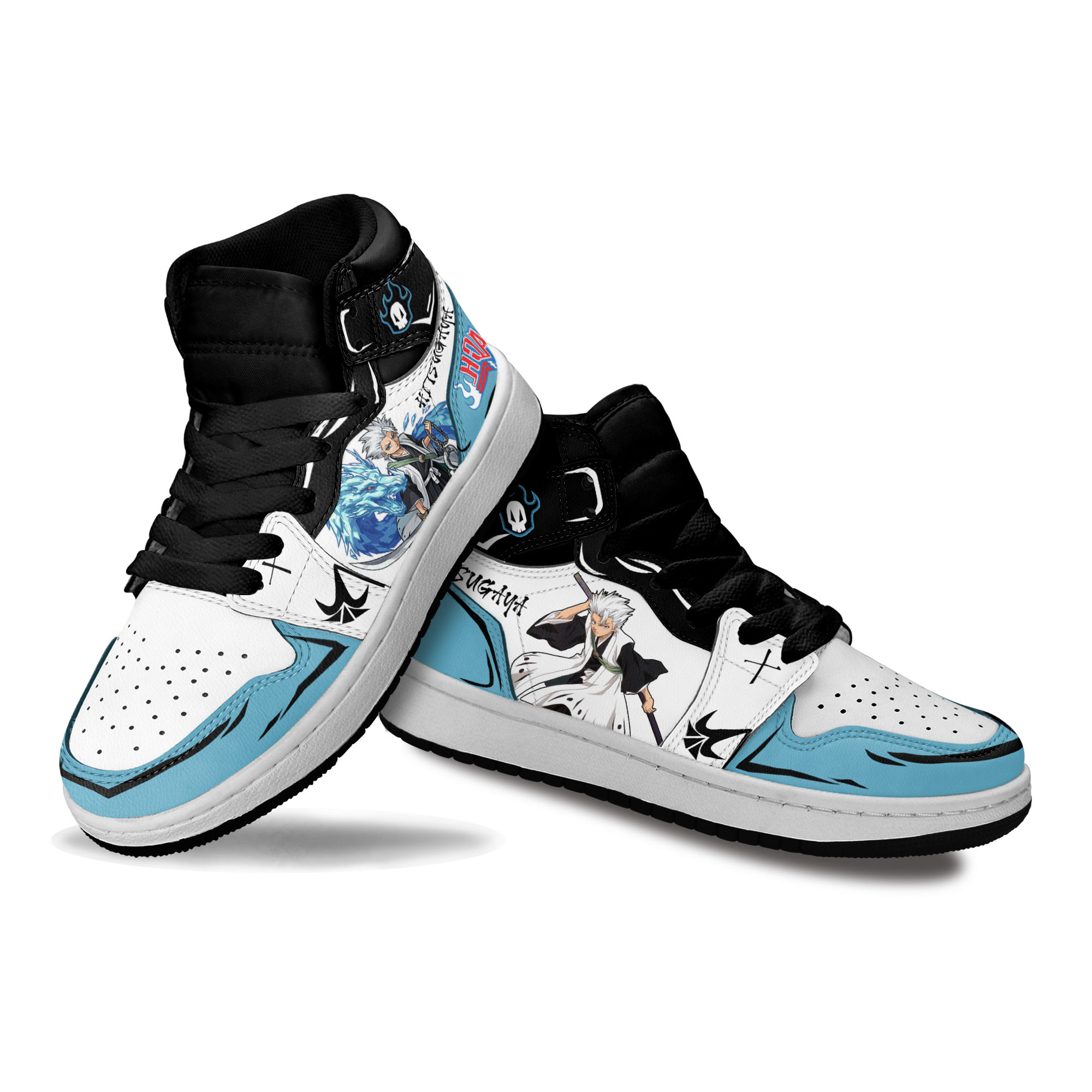 Toshiro Hitsugaya Kids Sneakers Custom Anime Bleach Shoes For Kids
