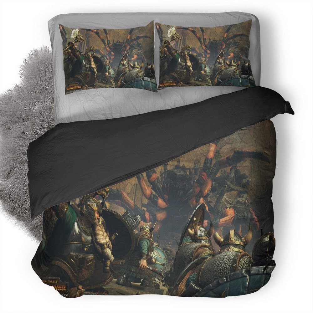 Total War Warhammer 11 3D Customized Duvet Cover Bedding Set