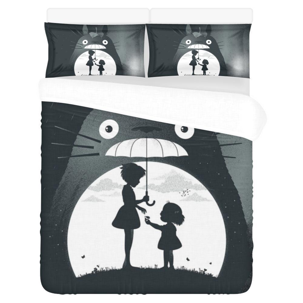 Totoro 3D Customized Duvet Cover Bedding Set