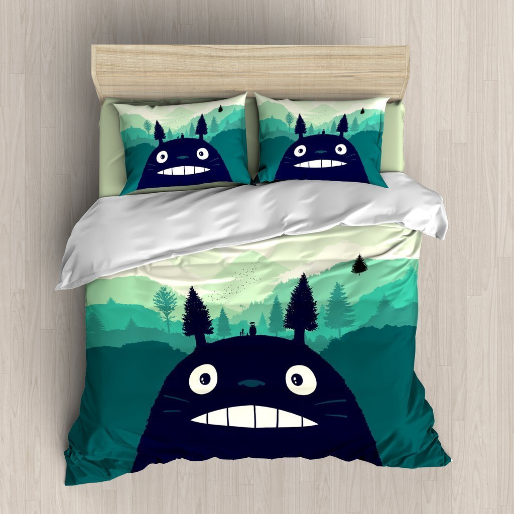 Totoro 3D Customized Duvet Cover Bedding Set