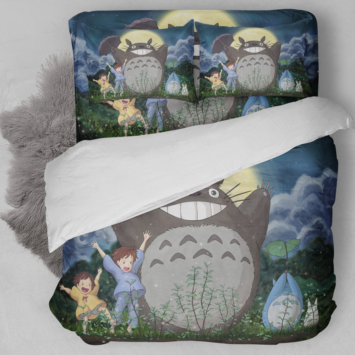 Totoro C Duvet Cover Bedding Set