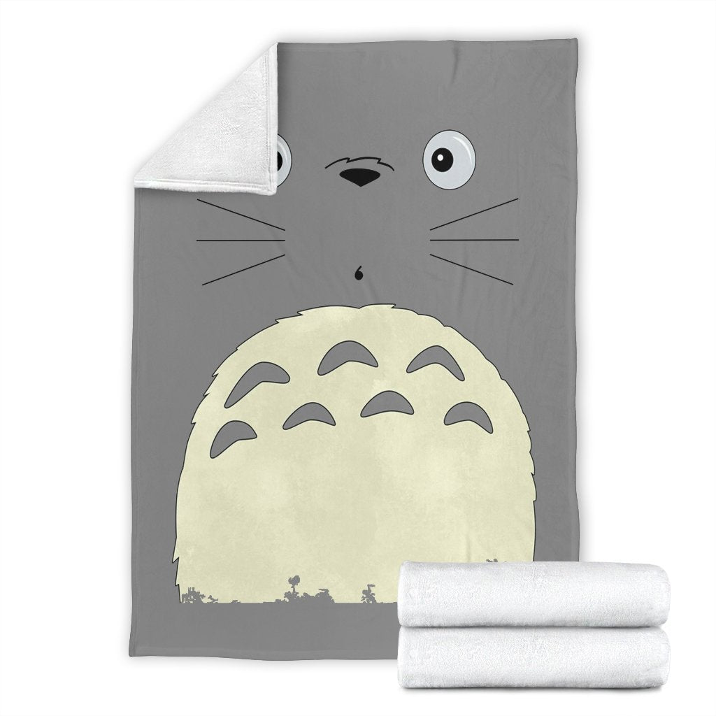 Totoro Sherpa Blanket Cozy Blanket Fleece Blanket