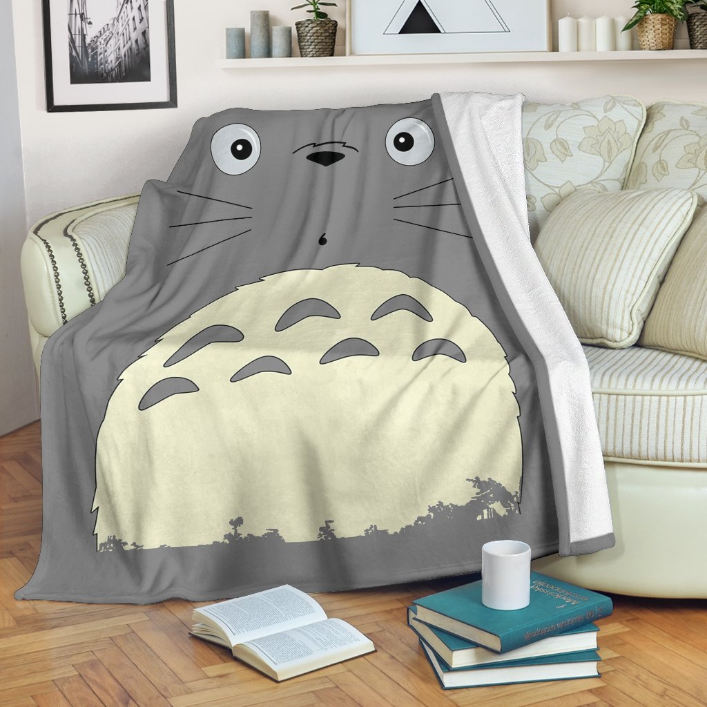 Totoro Sherpa Blanket Cozy Blanket Fleece Blanket
