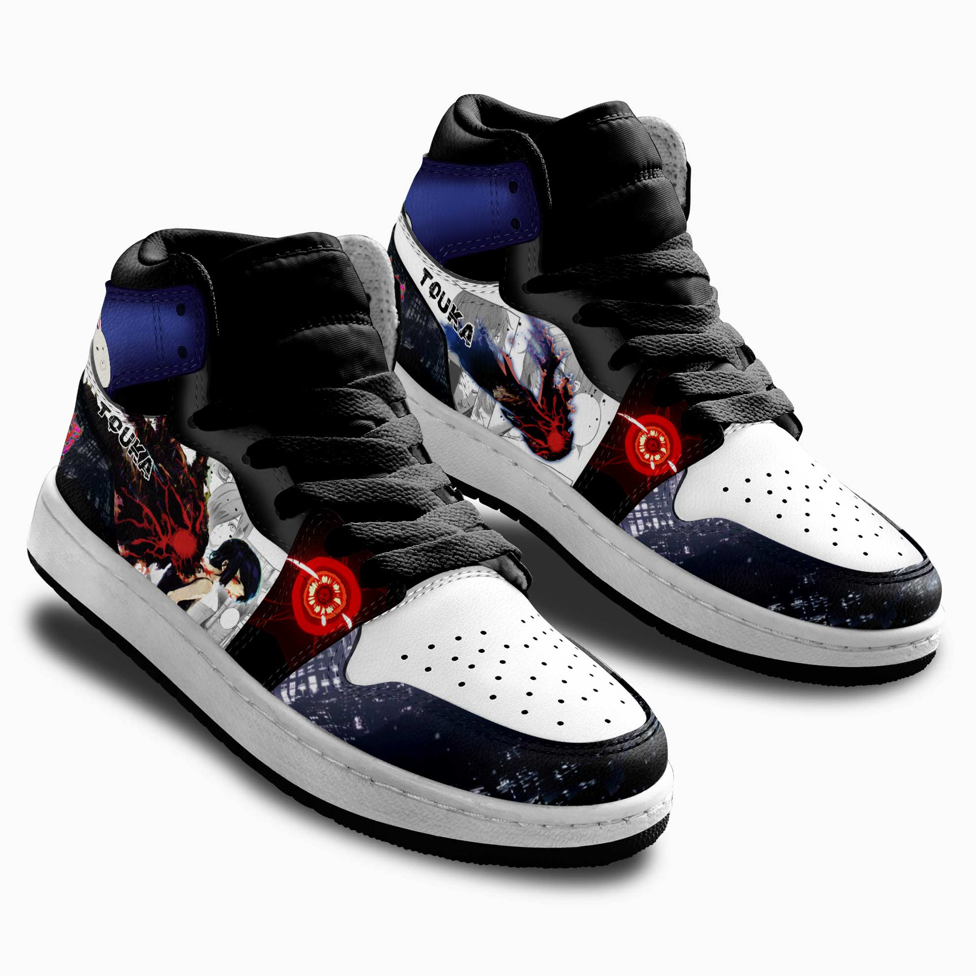 Touka Kirishima Kids Sneakers Custom Tokyo Ghoul Anime Shoes For Kids