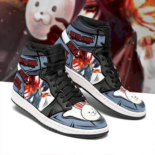 Touka Kirishima Tokyo Ghoul Anime High Top Air Jordan Sneaker, Air Jordan Hightop