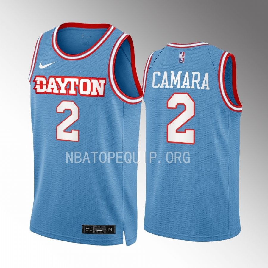 Toumani Camara Dayton Flyers Chapel Blue Jersey 2022-23 College Swingman