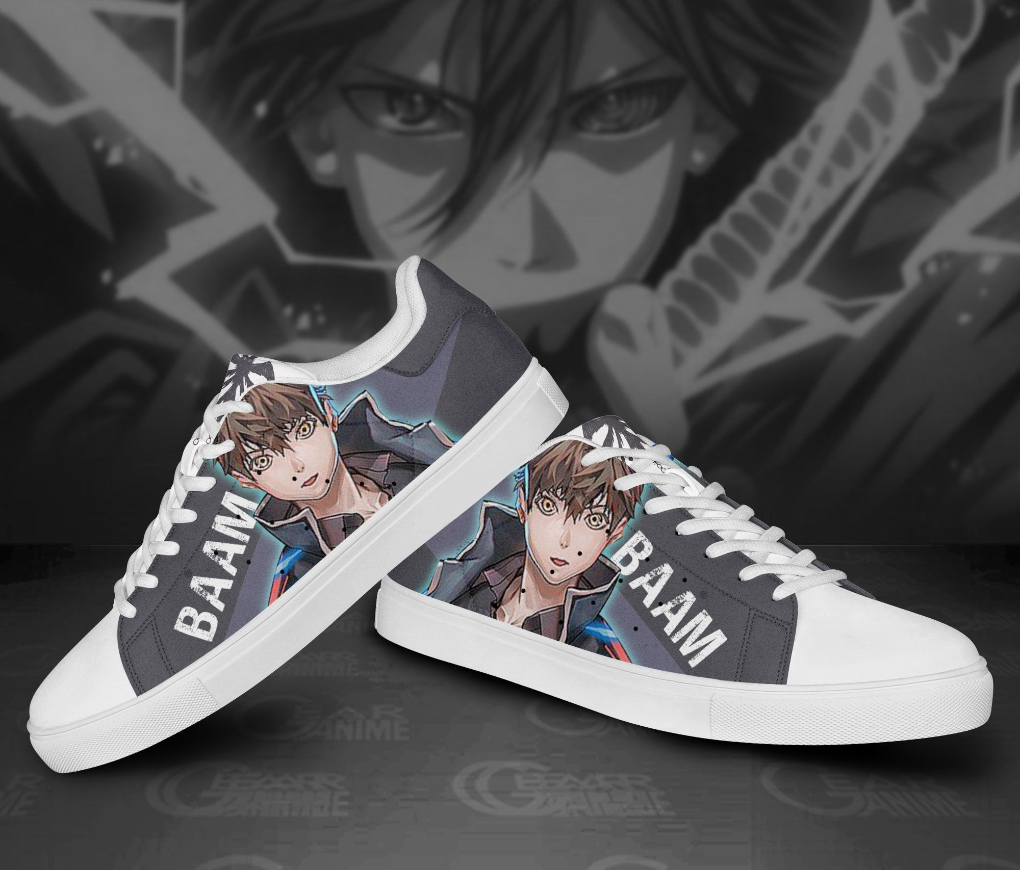Tower Of God Twenty-Fifth Baam Skate Shoes Custom Manhwa Shoes