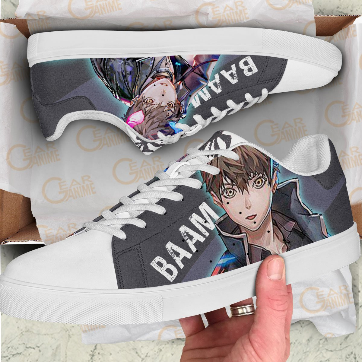 Tower Of God Twenty-Fifth Baam Skate Shoes Custom Manhwa Shoes