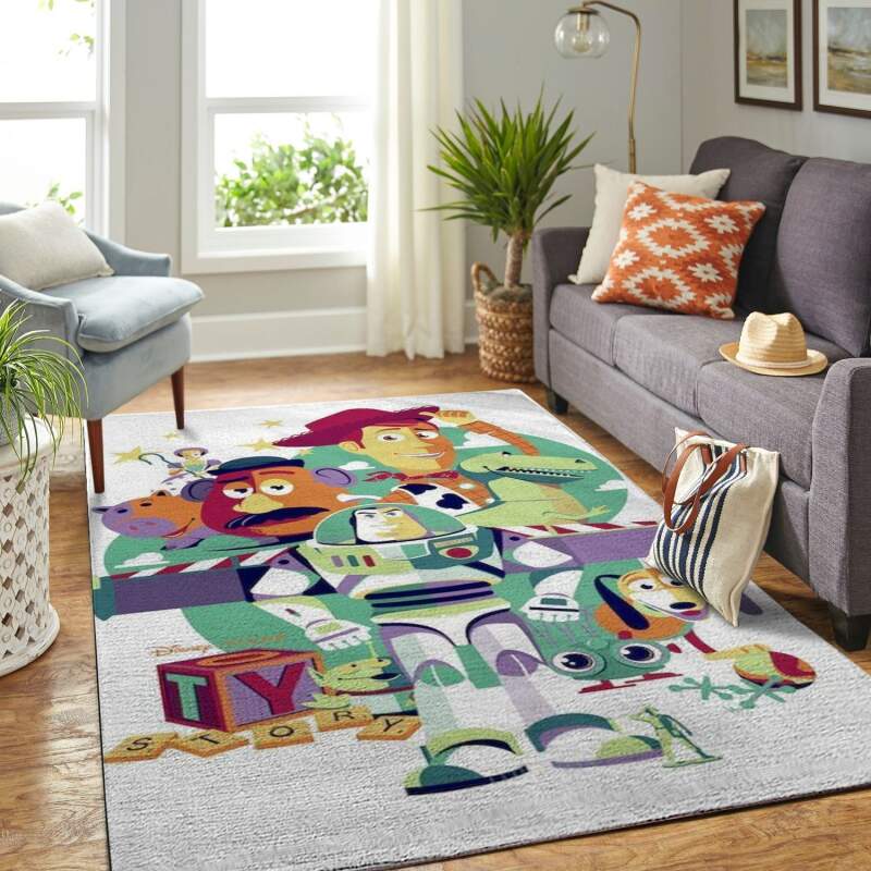 Toy Story- Disney Movie Living Room Area Rectangle Rug