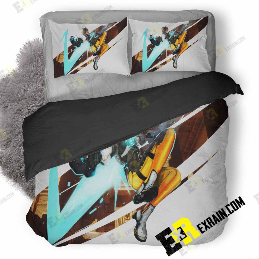 Tracer Overwatch E5 3D Customized Duvet Cover Bedding Set