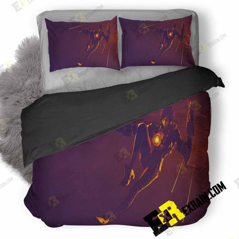 Tracer Ovewatch Art Nn 3D Customized Duvet Cover Bedding Set