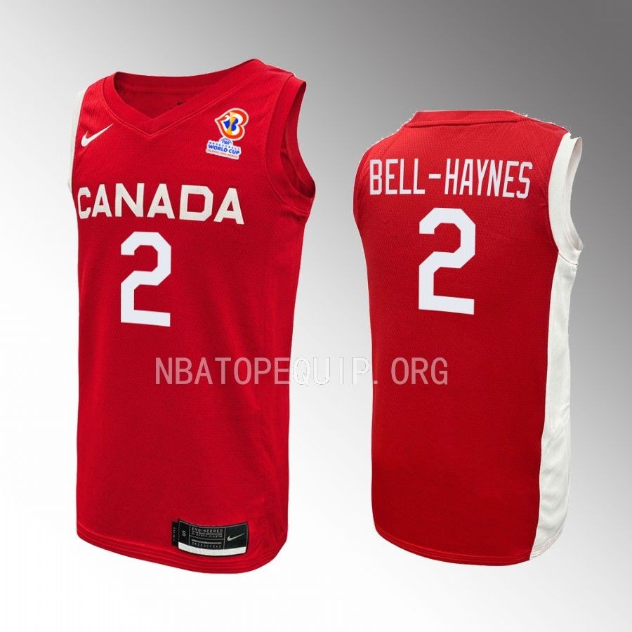 Trae Bell-Haynes Canada FIBA World Cup 2023 Red Jersey #2