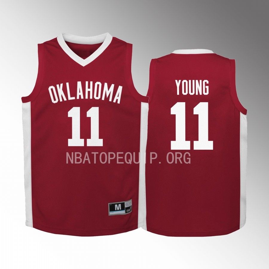 Trae Youn Oklahoma Sooners Youth Crimson Alumni Jersey
