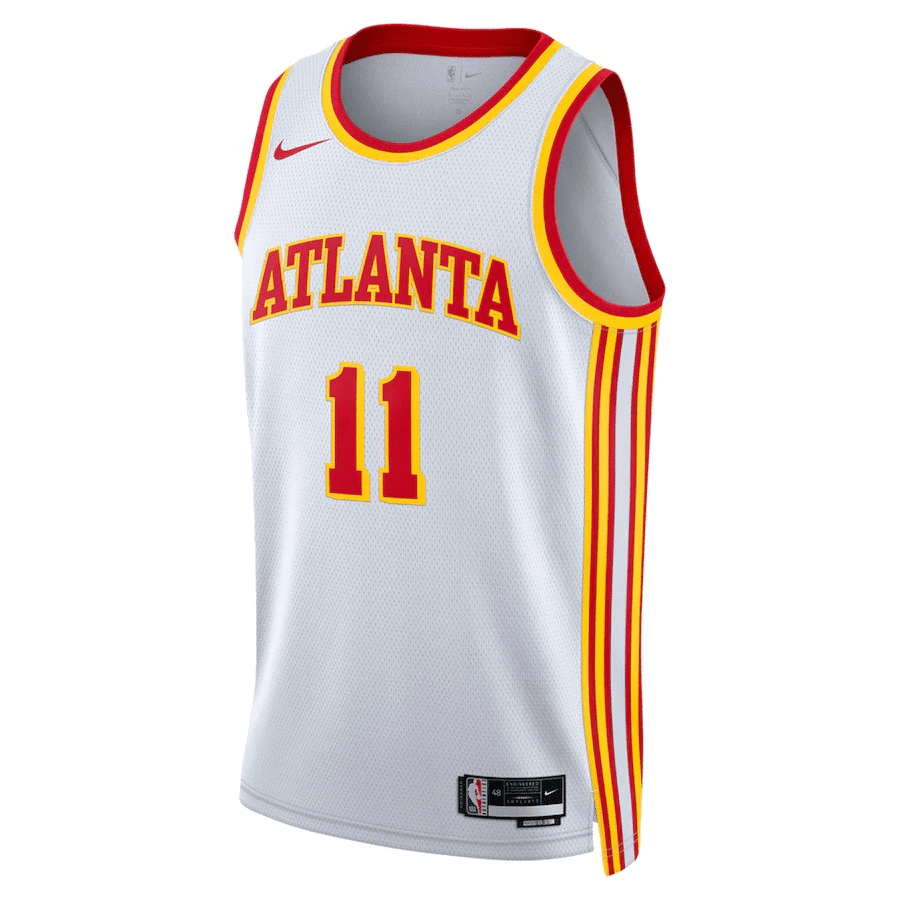 Trae Young 11 Atlanta Hawks Men 2022/23 Swingman Stitched Jersey – Association Edition Trae Young 11 Atlanta Hawks Men 2022/23 Swingman Stitched Jersey – Association Edition