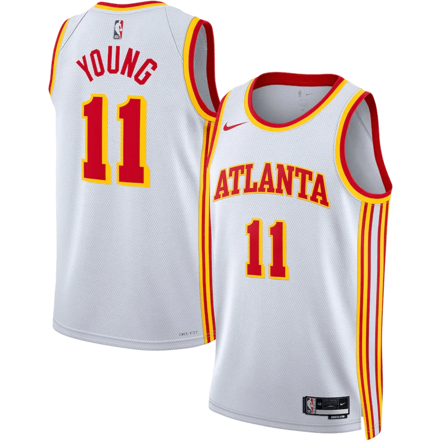Trae Young 11 Atlanta Hawks Men 2022/23 Swingman Stitched Jersey – Association Edition