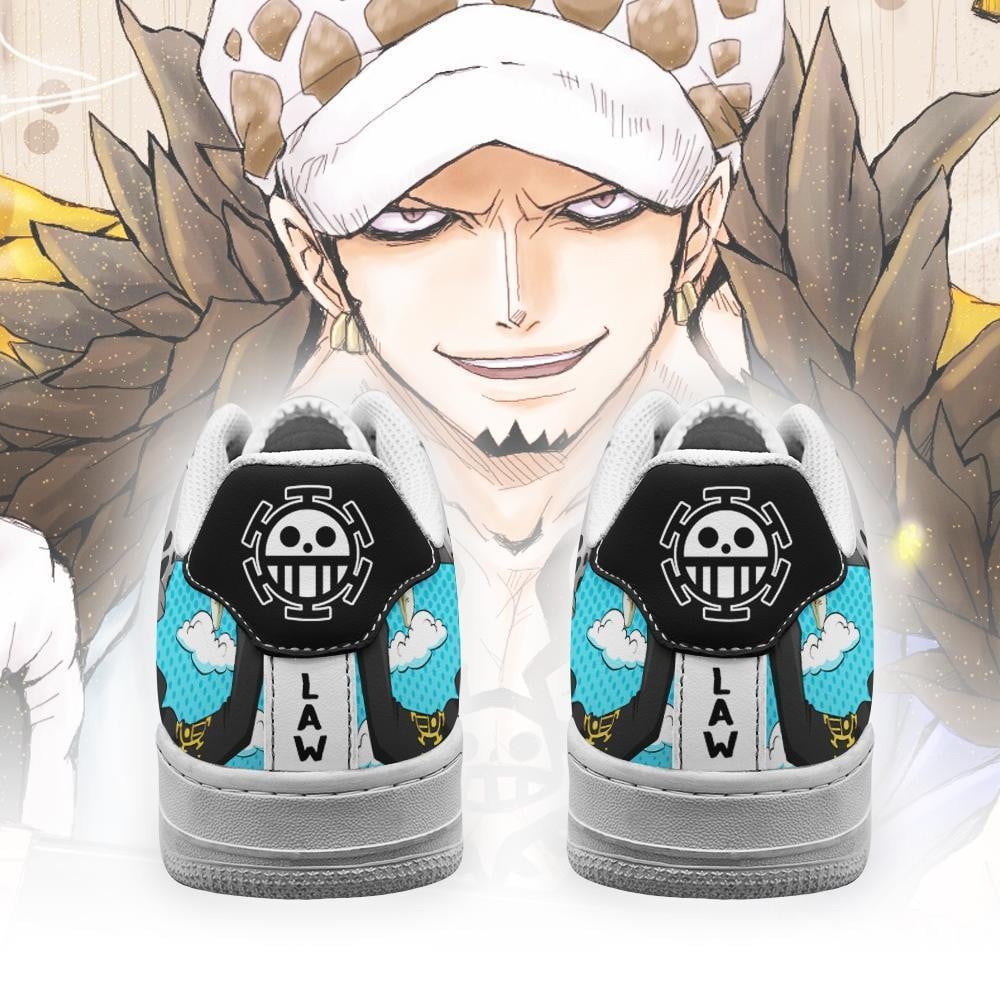 Trafalgar D. Water Law Air Sneakers Custom Anime One Piece Shoes