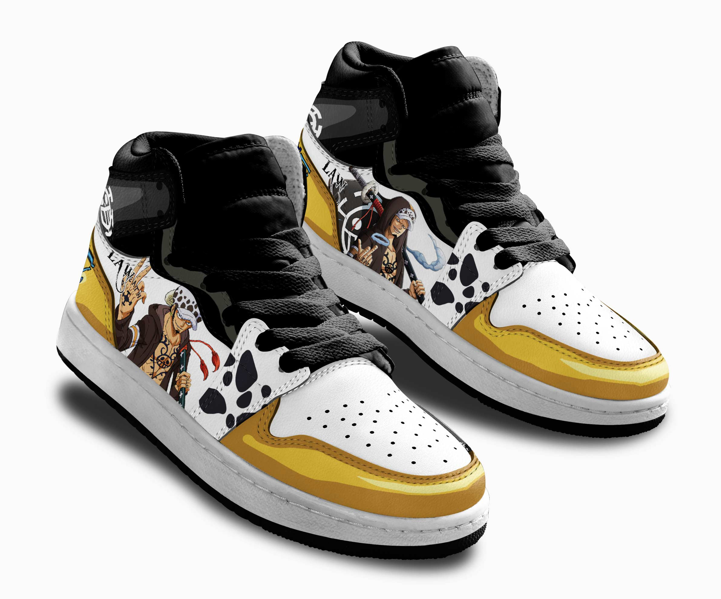 Trafalgar Law Kids Sneakers One Piece Anime Shoes For Kids