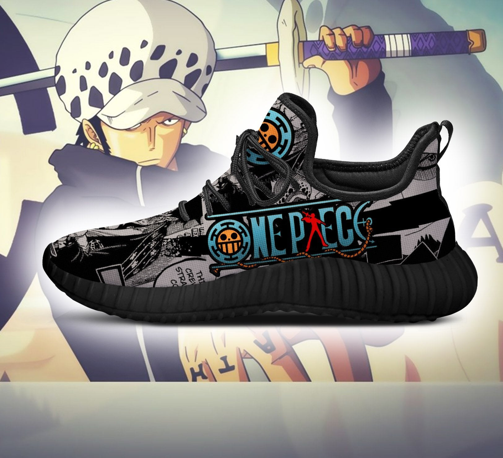Trafalgar Law Reze Shoes One Piece Anime Shoes Fan Gift Idea