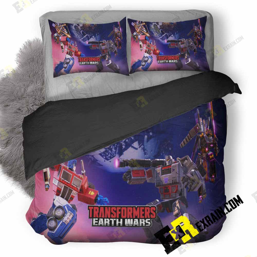 Transformers Earth Wars 7N 3D Customized Duvet Cover Bedding Set