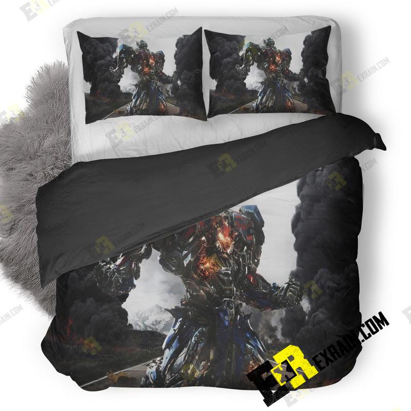 Transformers Poster Fan Art Sd 3D Customized Duvet Cover Bedding Set