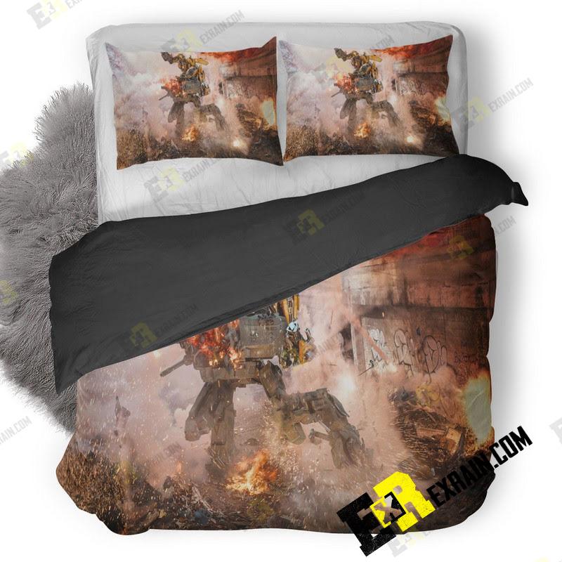 Transformers The Last Knight Bumblebee Goes To War 8K 16 3D Customized Duvet Cover Bedding Set