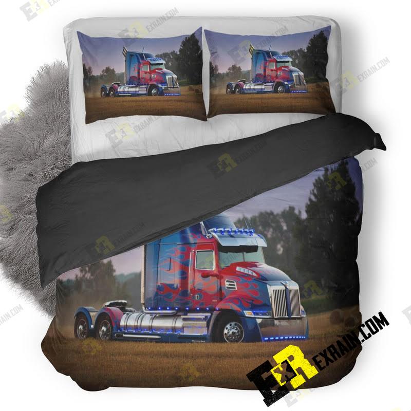 Transformers The Last Knight Optimus Prime Truck 5K 0G 3D Customized Duvet Cover Bedding Set