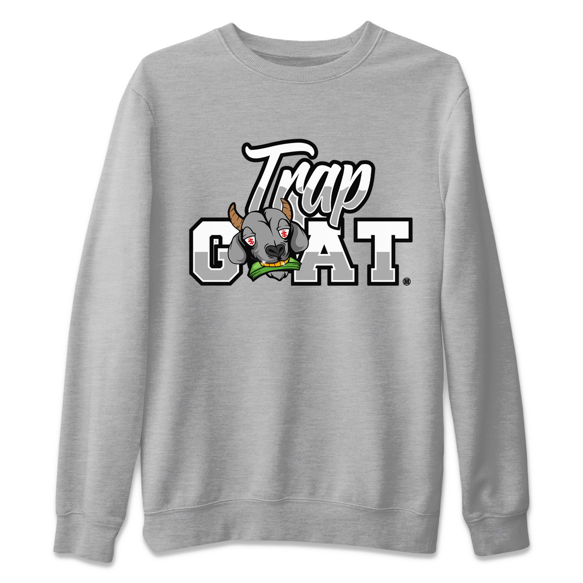 Trap Goat Unisex Sweater – Air Jordan 13 Black Flint, Sneakers Matching Sweater